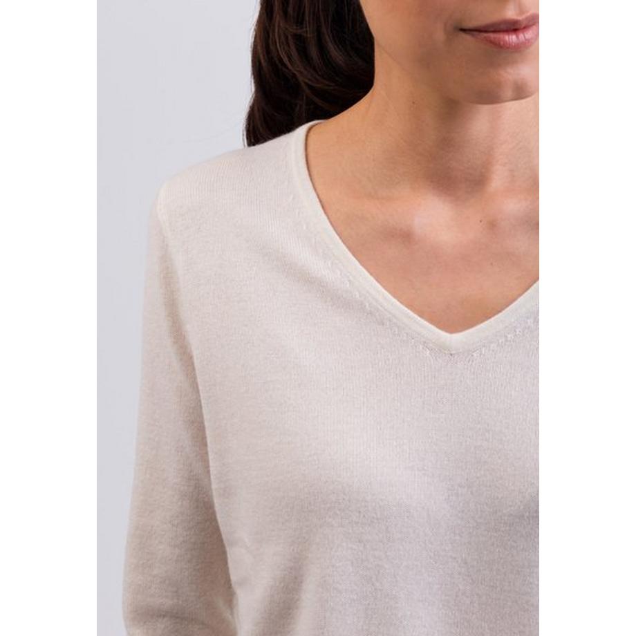 CASH-MERE.CH Pullover Cashmere Scollo a V  