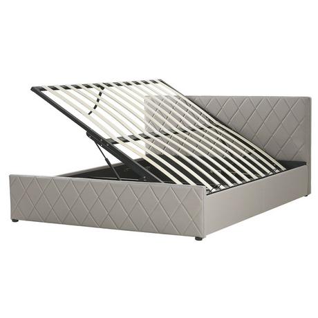 Beliani Bett mit Lattenrost aus Kunstleder Modern ROCHEFORT  