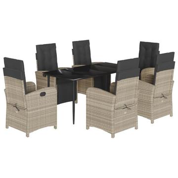 Garten essgruppe poly-rattan