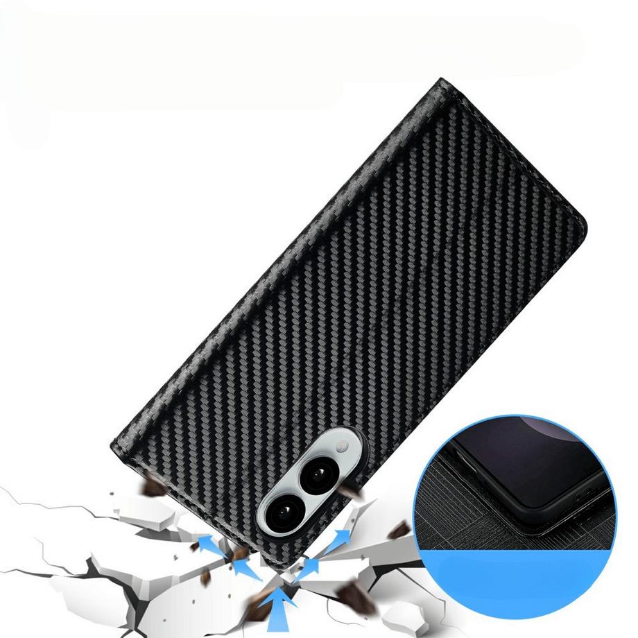 Cover-Discount  Galaxy S25 Edge  - LC.IMEEKE Custodia Carbon Fiber 