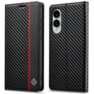 Galaxy S25 Edge - LC.IMEEKE Hülle Carbon Fiber