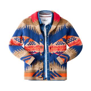 Joe Browns Cardigan Collo Sciarpa Motivo Azteco  
