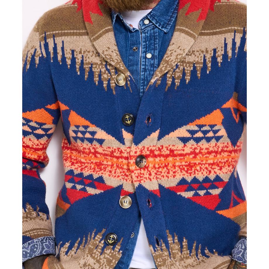 Joe Browns Cardigan Schalkragen Aztekenmuster  