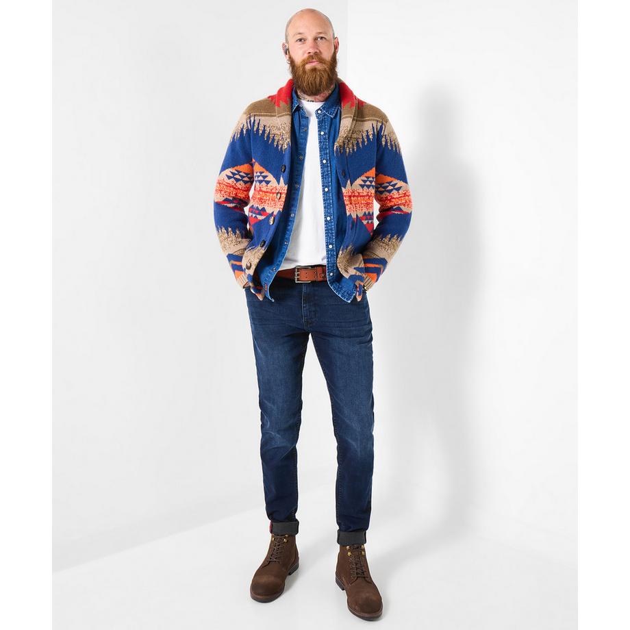 Joe Browns Cardigan Schalkragen Aztekenmuster  