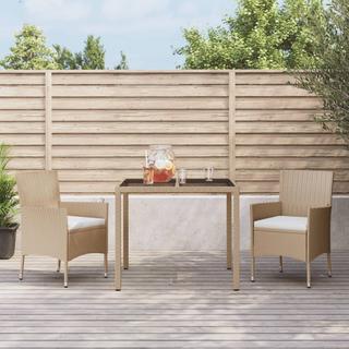 VidaXL set da pranzo da giardino Polirattan  