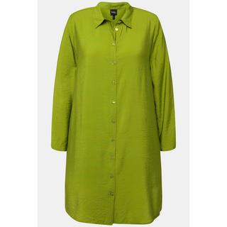 Ulla Popken  Longbluse, A-Linie, Hemdkragen, Langarm 