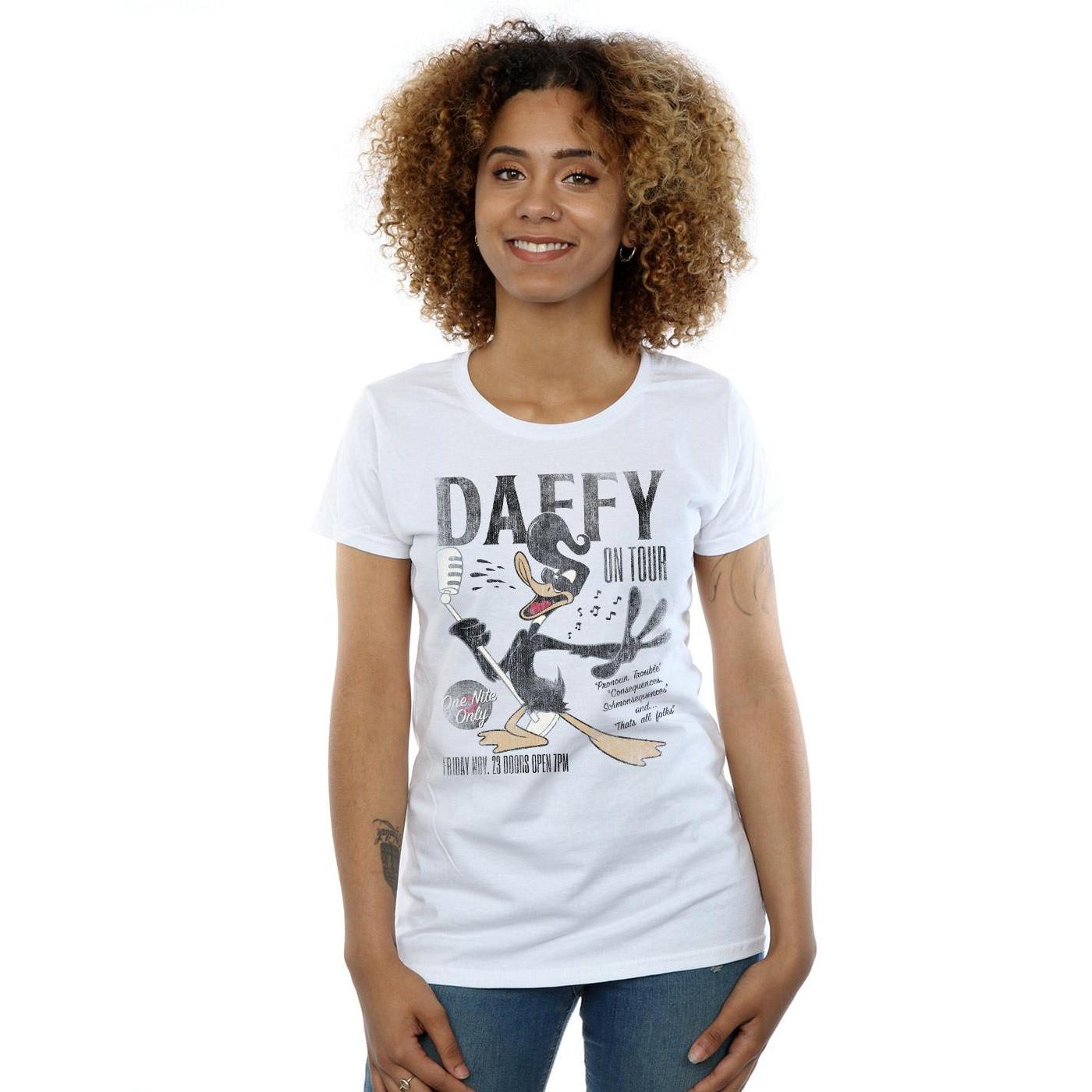 LOONEY TUNES Daffy Duck On Tour T-Shirt  