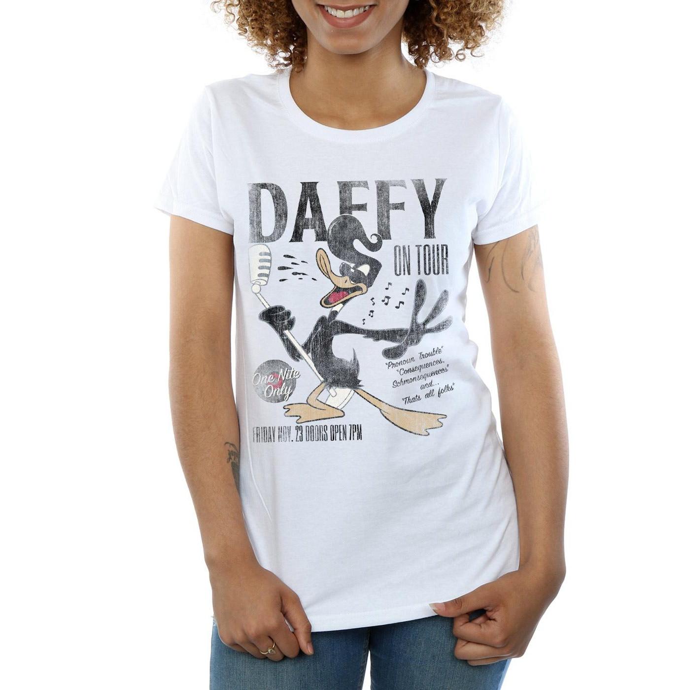 LOONEY TUNES Daffy Duck On Tour T-Shirt  