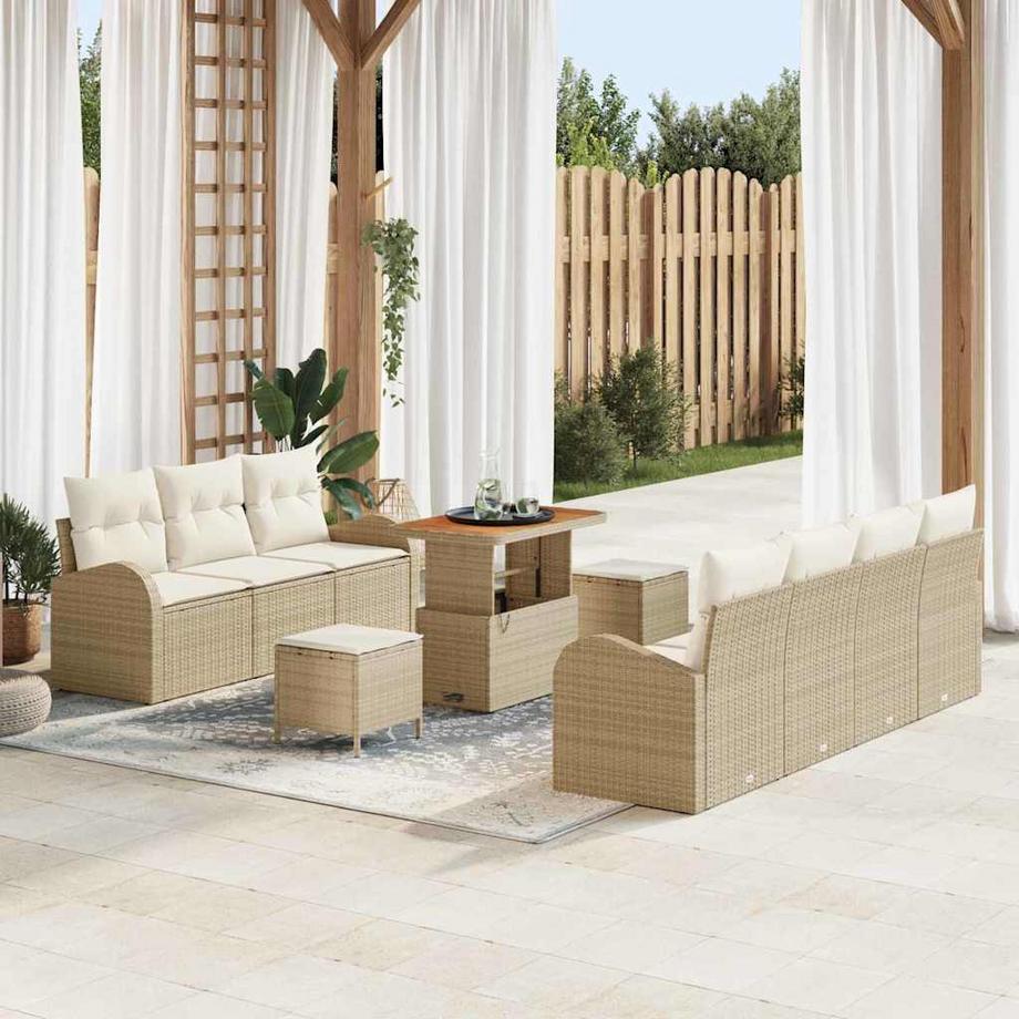 VidaXL Gartenmöbel set poly-rattan  