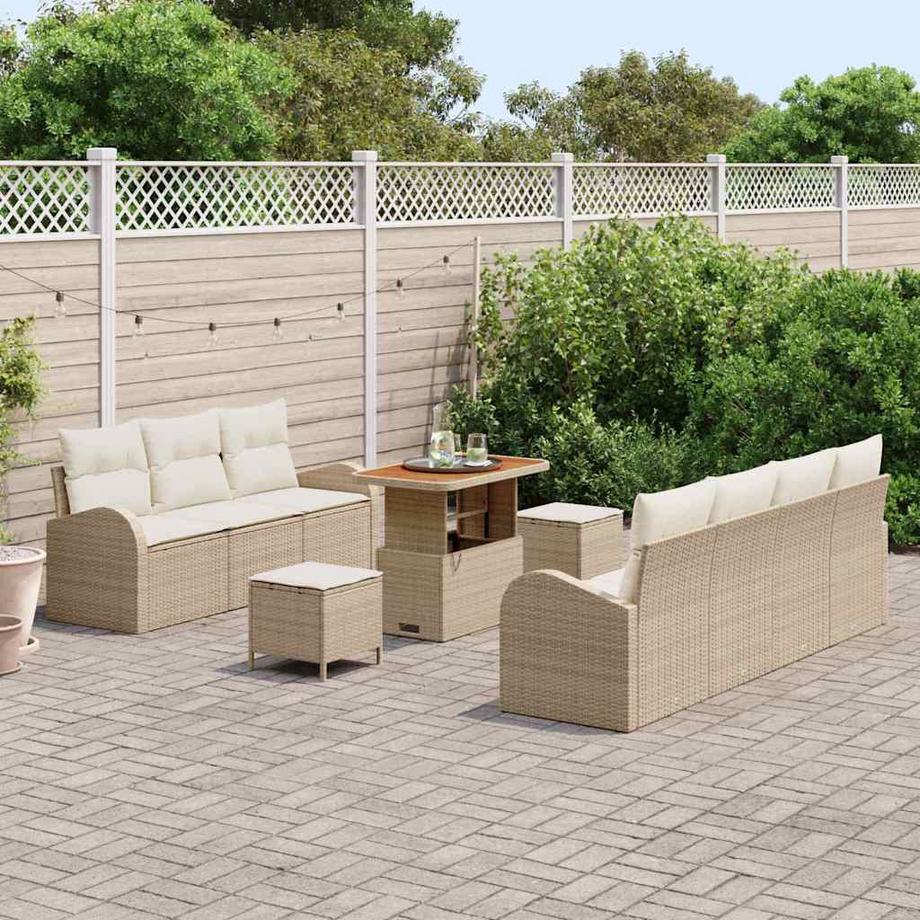 VidaXL Gartenmöbel set poly-rattan  