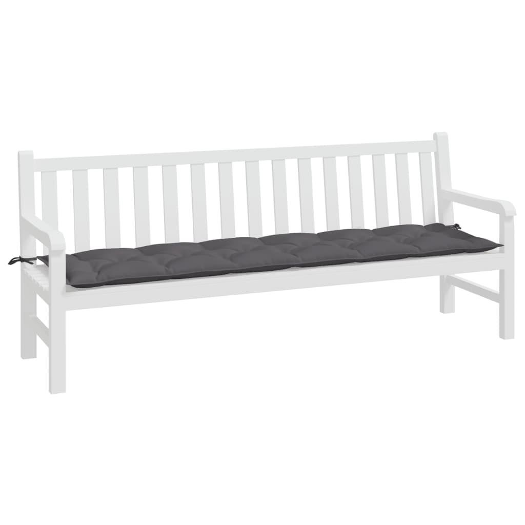 VidaXL Coussin de banc de jardin tissu  