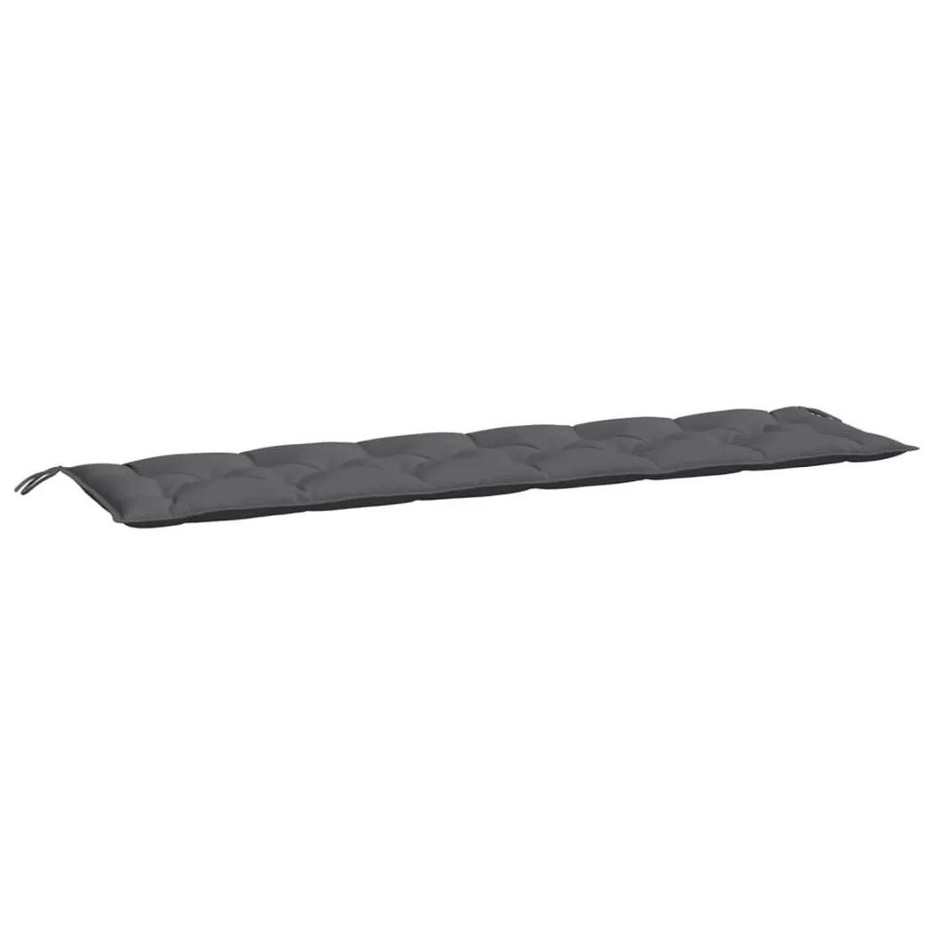 VidaXL - Coussin de banc de jardin tissu, One Size, Gris