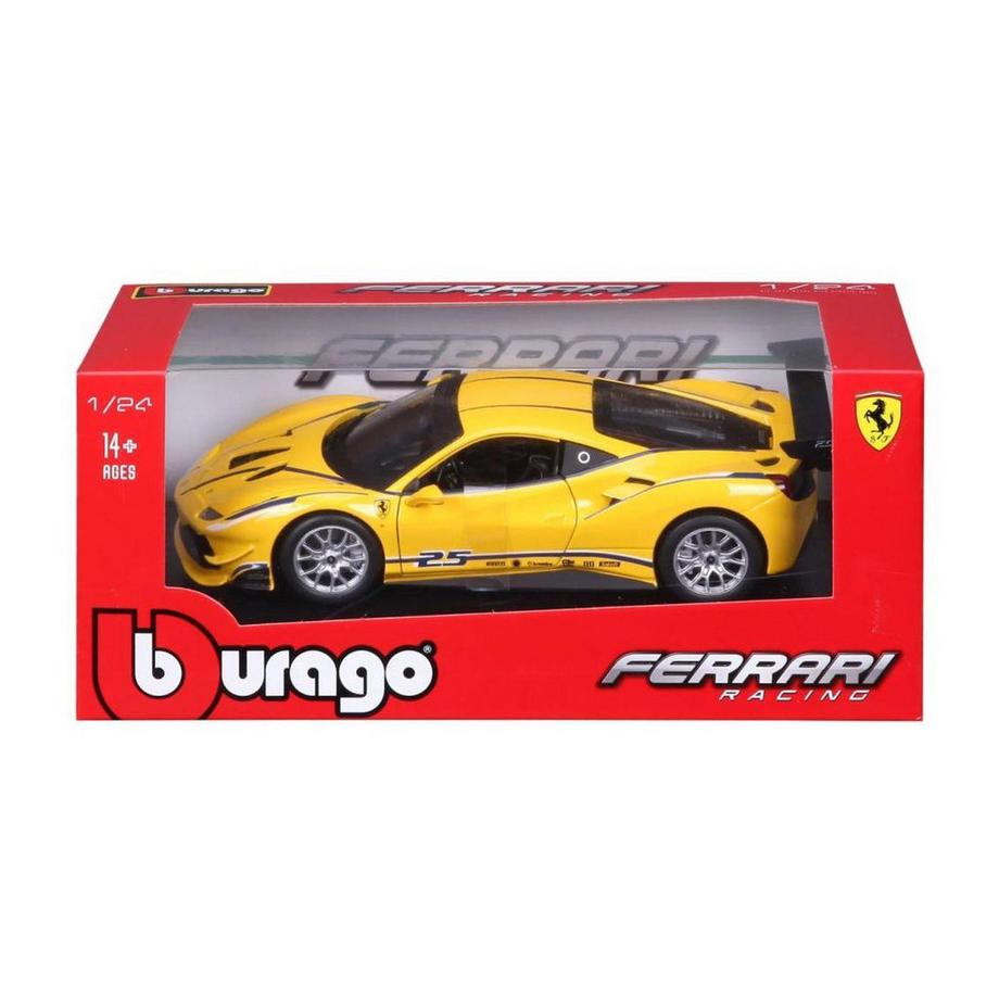 bburago  1:24 Ferrari 488 Challenge Gelb 