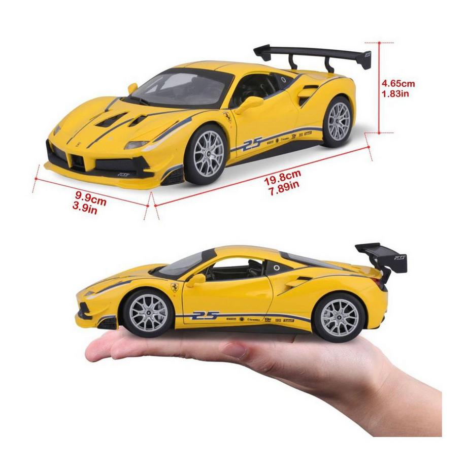 bburago  1:24 Ferrari 488 Challenge Gelb 