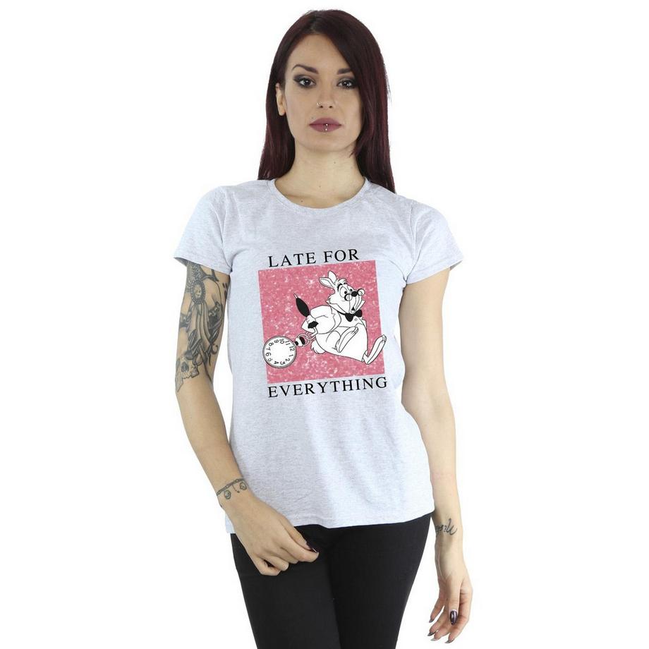 Disney Alice nel Paese delle Meraviglie Late for Everything T-Shirt  