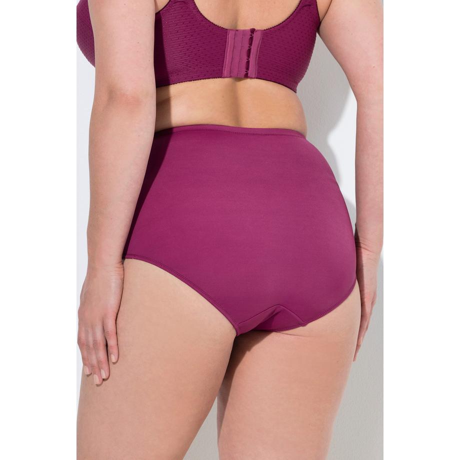 Ulla Popken Miederhose High Waist Jacquard Einsatz  