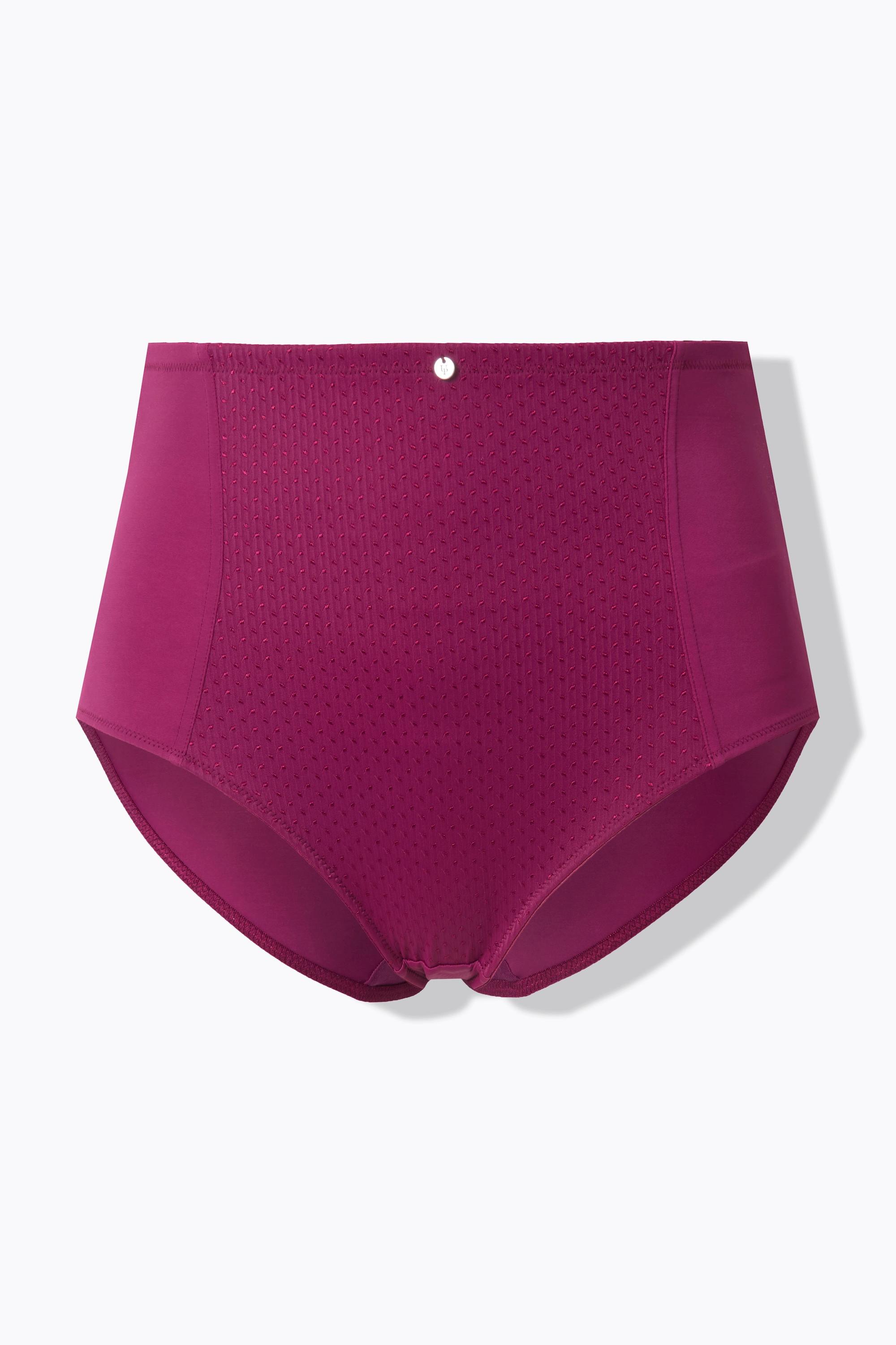 Ulla Popken Culotte gainante Taille Haute Empiècement Jacquard  