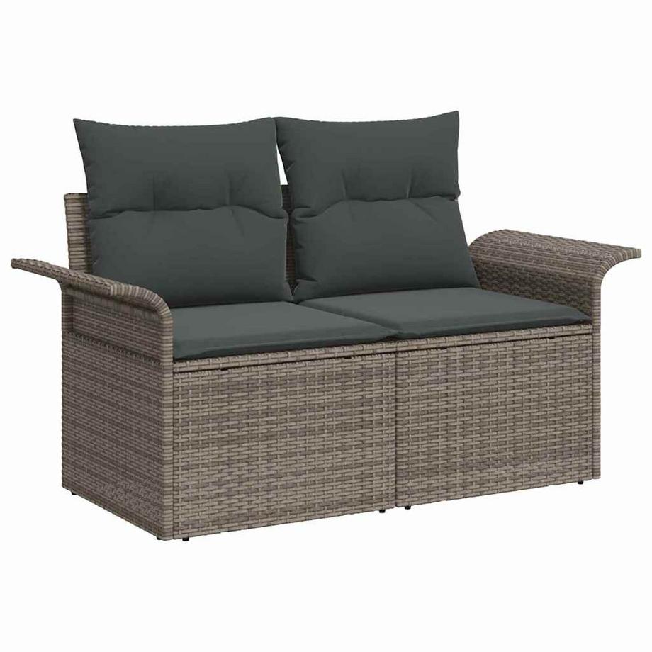 VidaXL Ensemble de canapé de jardin poly rattan  