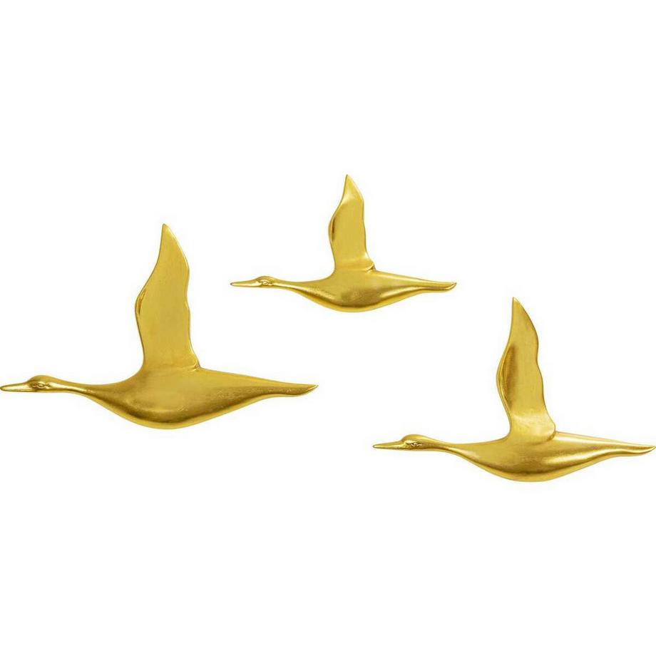 KARE Design Objet mural Flying Ducks (set de 3)  
