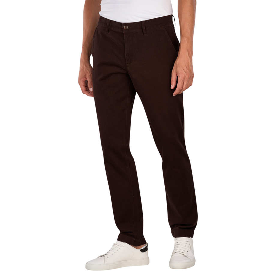 Alberto Lou-KL Chino Regular Fit Cotone Spazzolato  