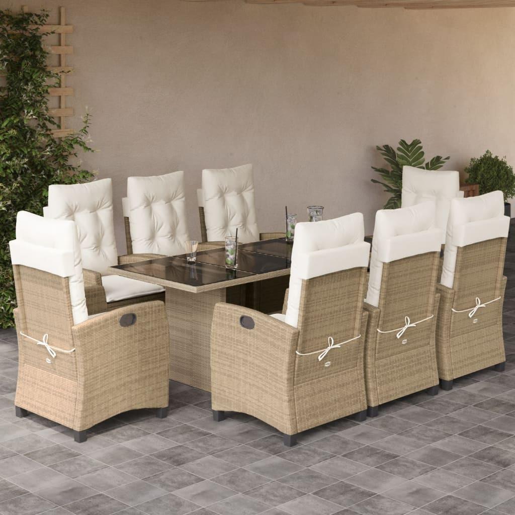 VidaXL Garten essgruppe poly-rattan  