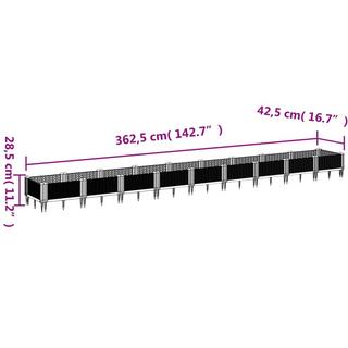 VidaXL Pflanzkasten polypropylen  