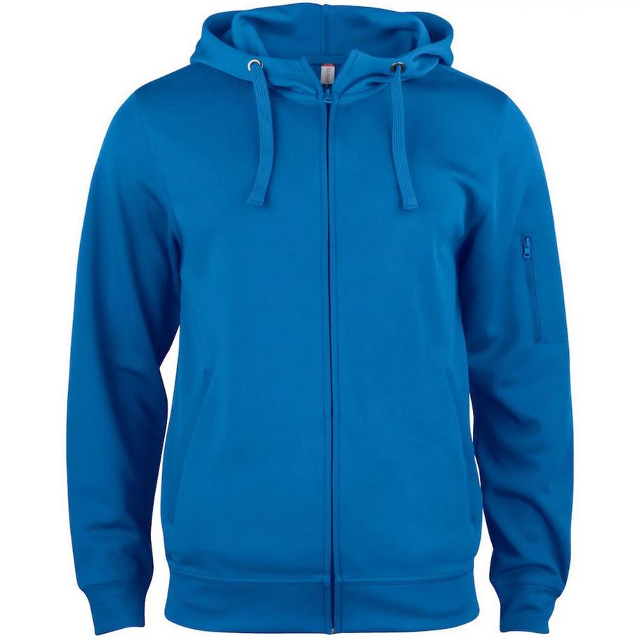 Basic Active Hoodie Mit Durchgehendem Reißverschluss