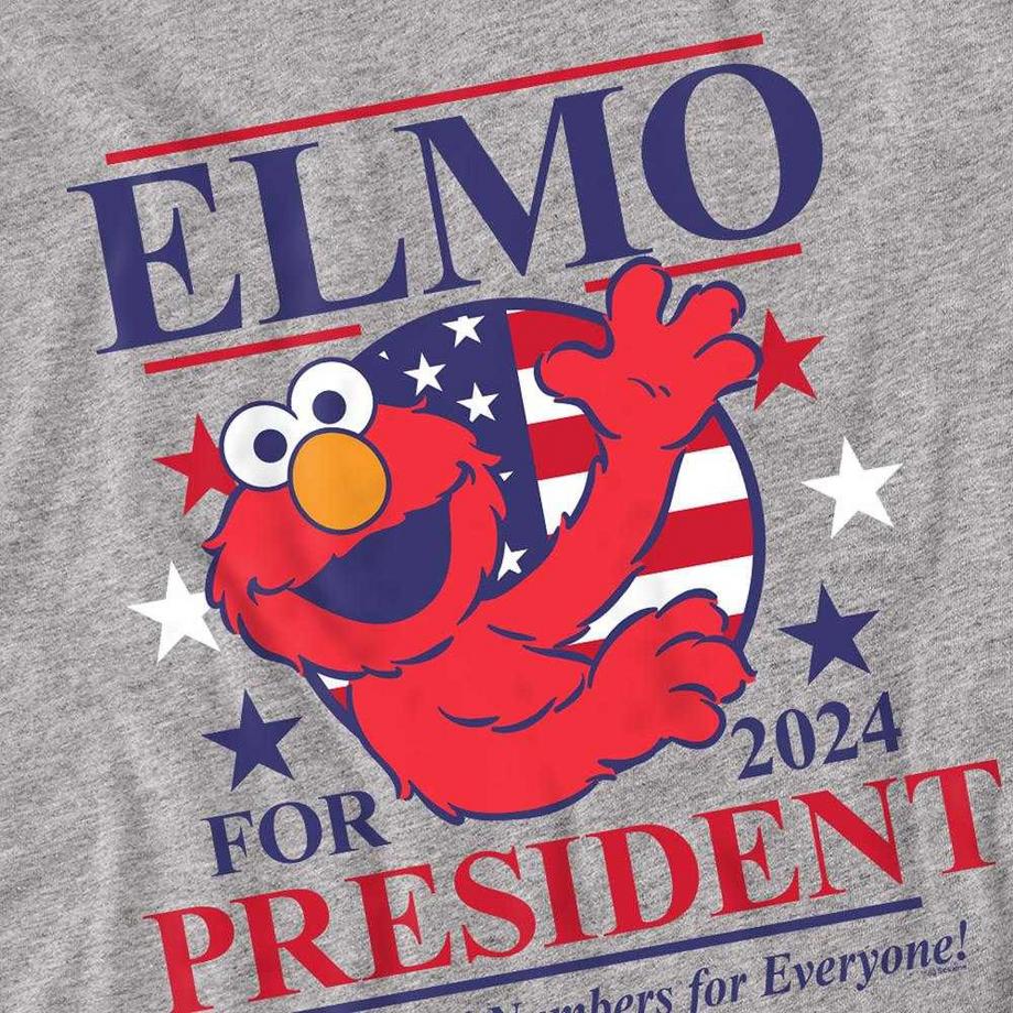 Sesame Street  T-ShirtManches Longues Elmo For President 