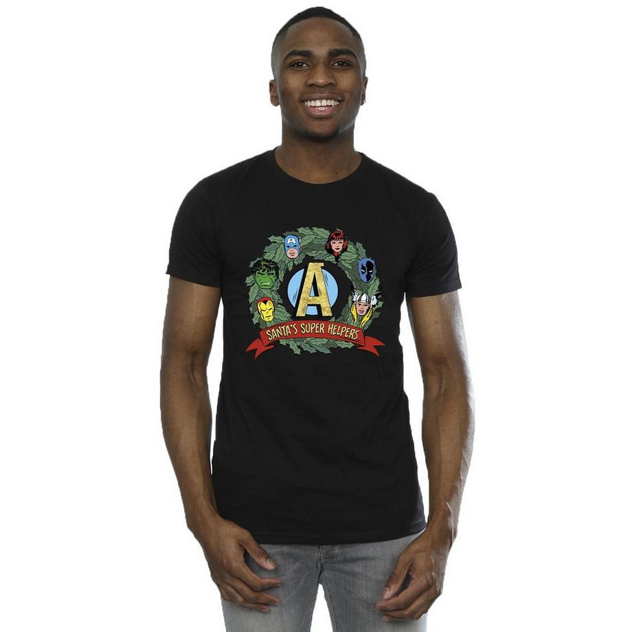 MARVEL T-shirt Santa's Super Helpers  