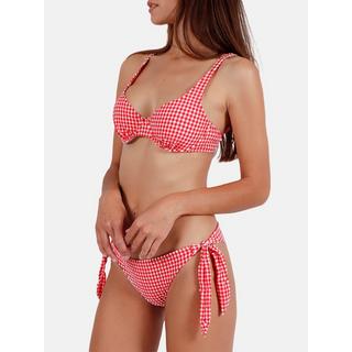 Admas  Set bikini 2 pezzi con ferretto Sweet Vichy rosso 