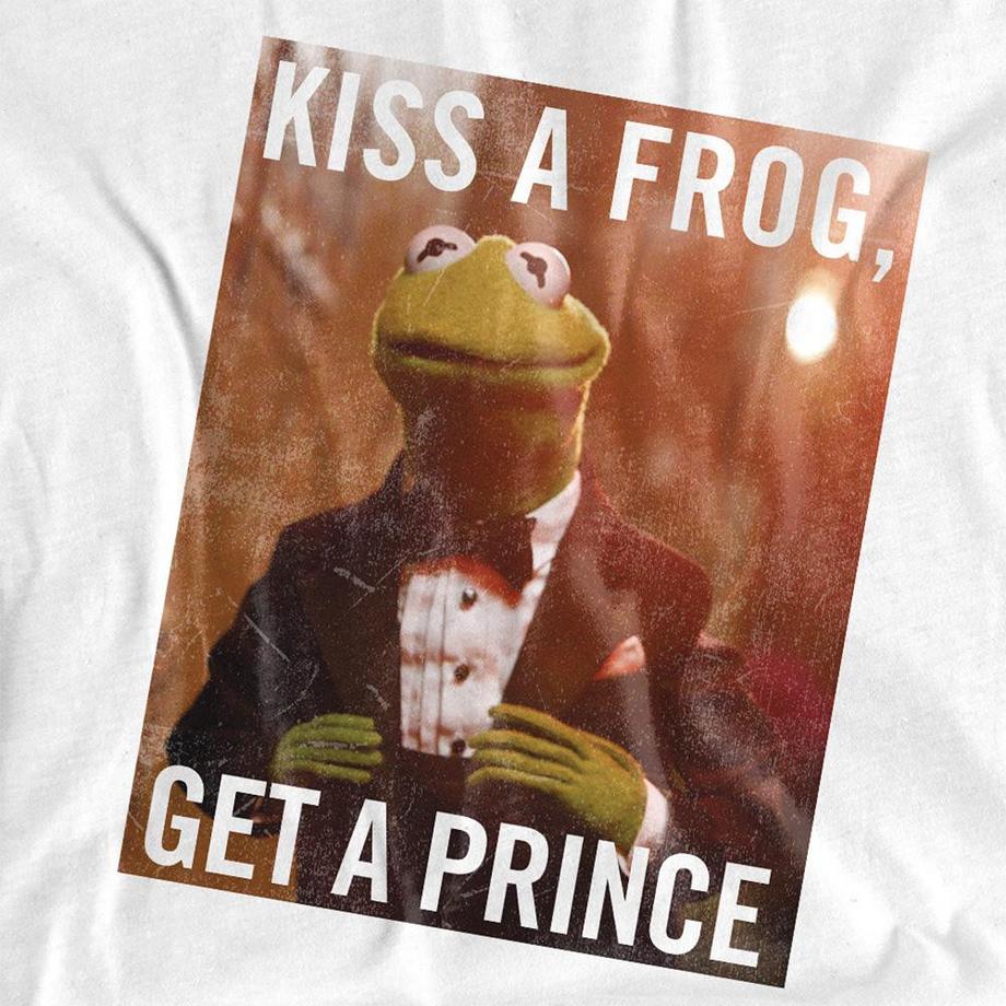 The Muppets Kiss A Frog T-shirt Maniche Lunghe  