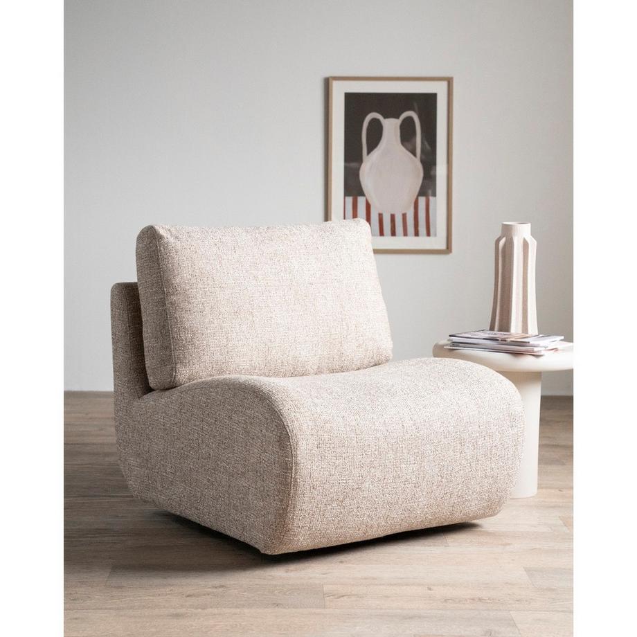 mutoni Fauteuil Lucia Donna beige  