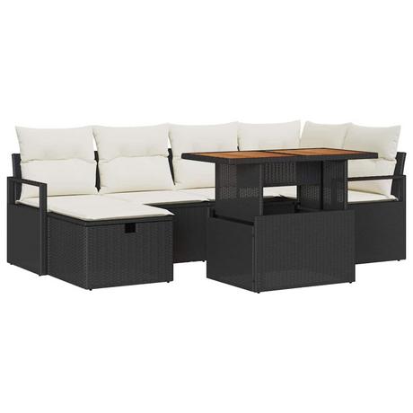 VidaXL Garten-sofa-set massivholz akazie  