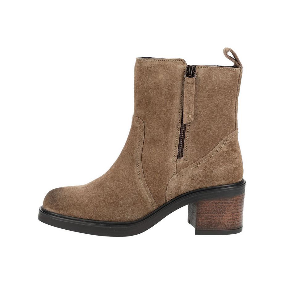 ara Bottines en cuir velours à talon bloc  