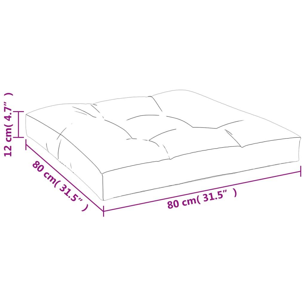 VidaXL cuscino per pallet Tessuto  