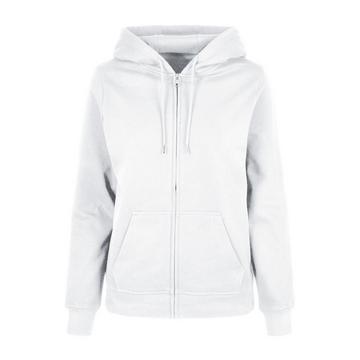 Basic Hoodie mit durchgehendem Reißverschluss
