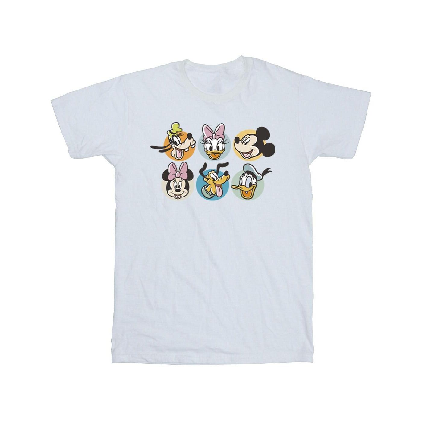 Disney  Tshirt MICKEY MOUSE AND FRIENDS FACES 