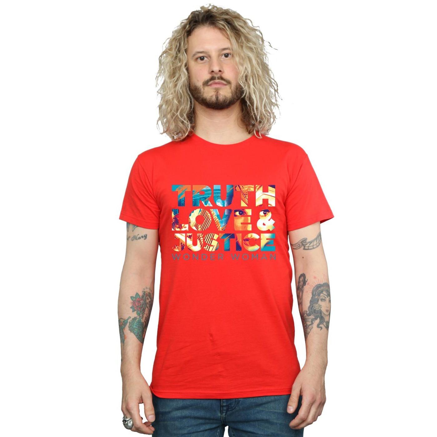 DC COMICS Truth Love Justice T-Shirt  