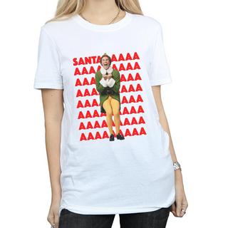 Elf  Buddy Santa Scream TShirt 