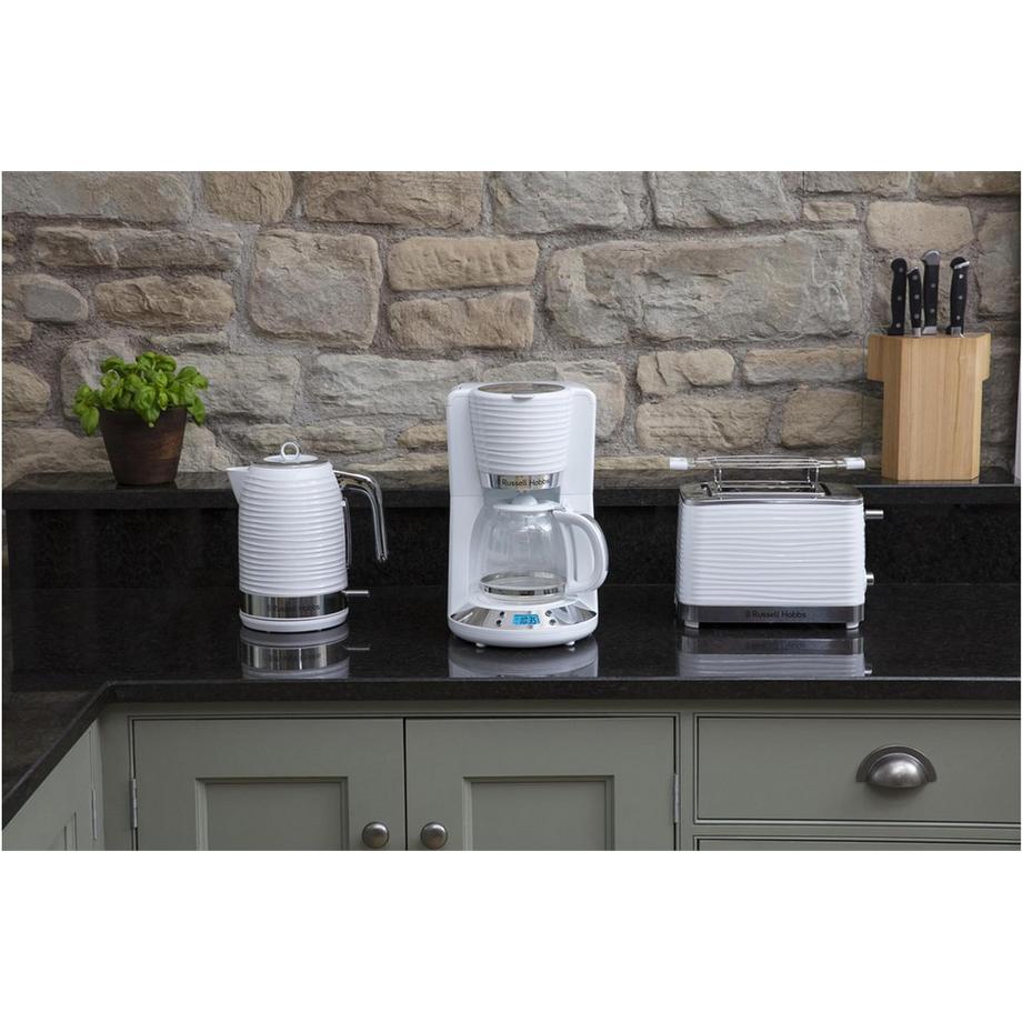 Russell Hobbs Inspire White Toaster - blanc  