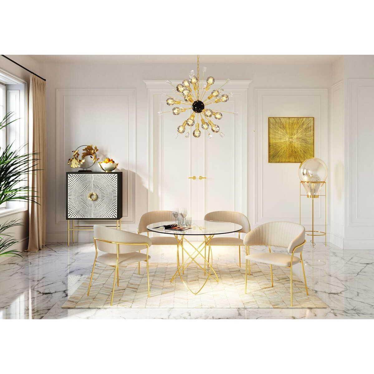 KARE Design Table Molecular Gold Ø120cm  