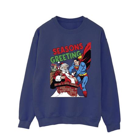 DC COMICS Superman Seasons Greeting Felpa  