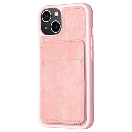 Cover-Discount  iPhone 15 Plus - Kickstand Case Mit Kartenfächer 