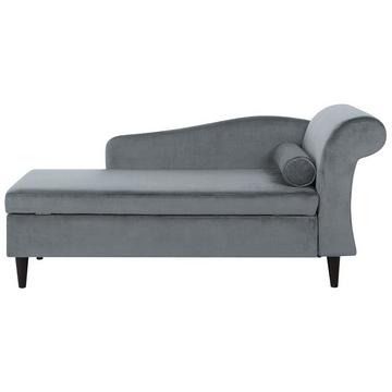 Chaise longue versione destra en Velluto Glamour LUIRO