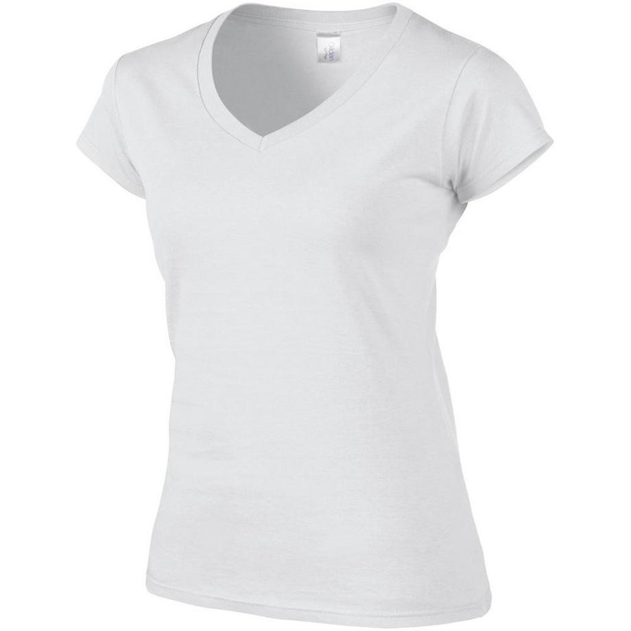 Gildan  T-ShirtÀ Manches Courtes Et Col En V 