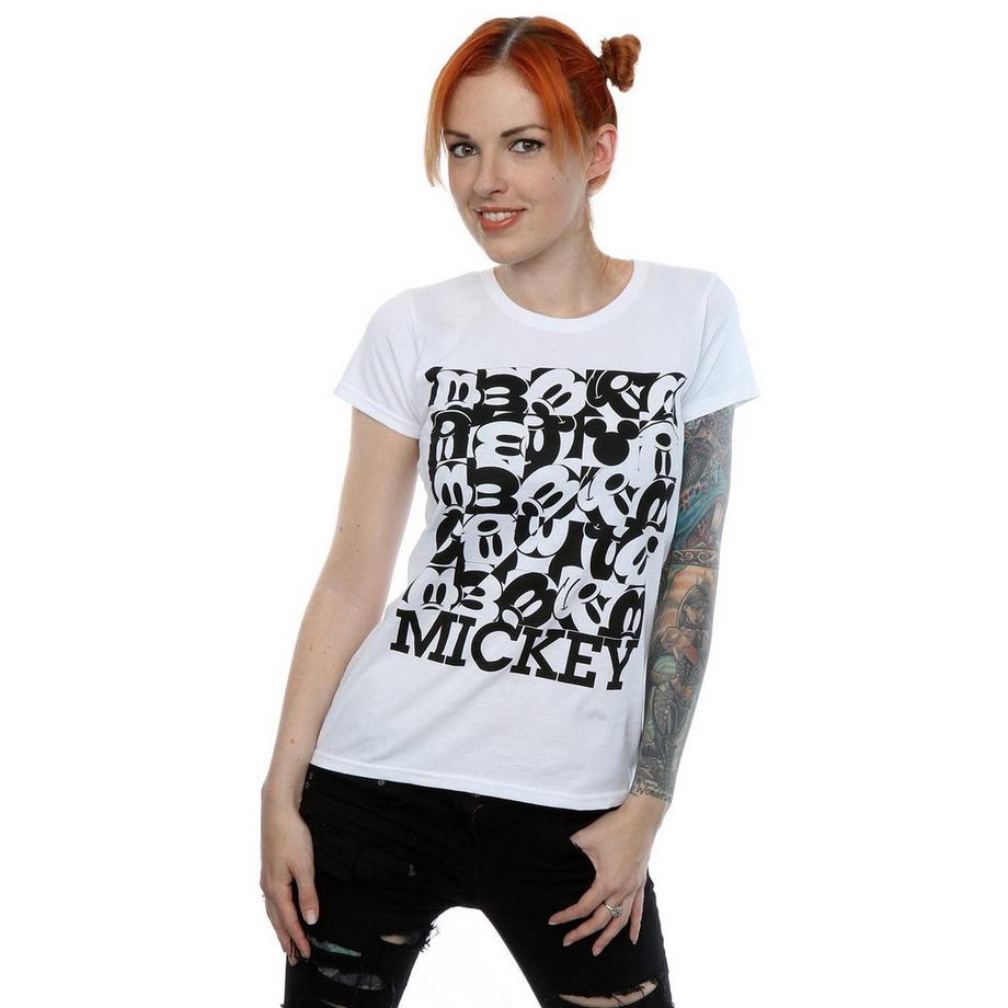 Disney Mickey Mouse Grafikdruck T-Shirt  