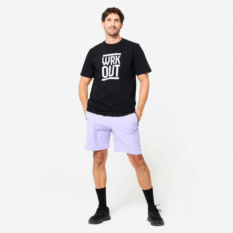 DOMYOS  T-Shirt  Regular Fit Baumwolle 