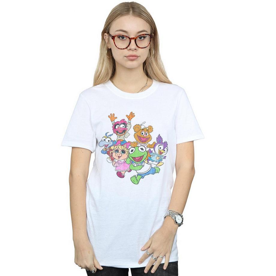 Disney Muppets T-Shirt Stampata Maniche Corte  