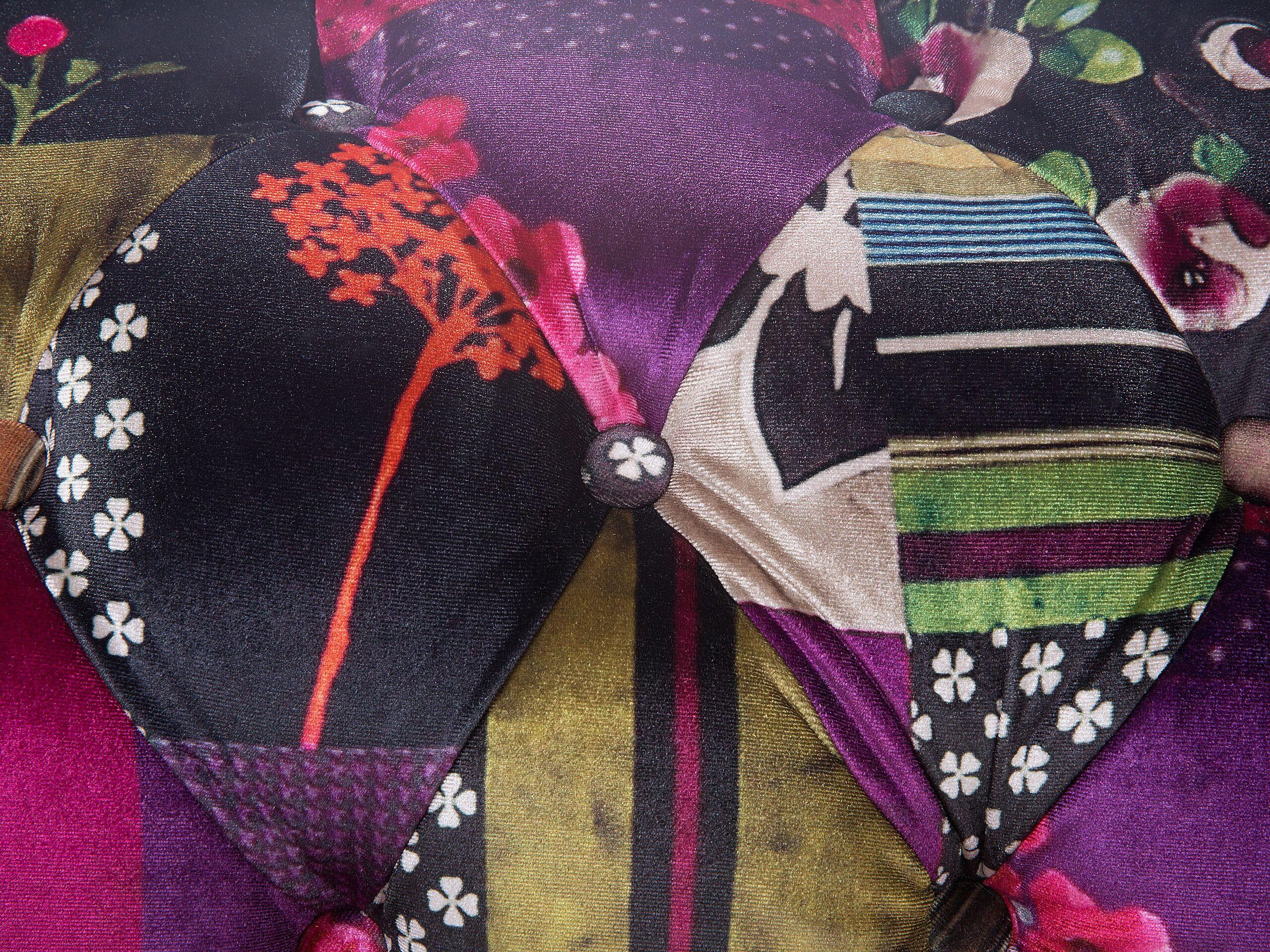 Beliani Canapé 3 places en Tissu Glamour CHESTERFIELD  