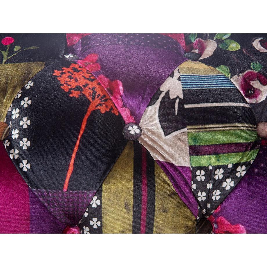 Beliani Divano 3 posti en Tessuto Glamour CHESTERFIELD  